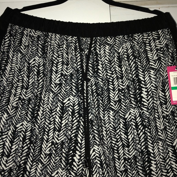 NWT SZ L Vince Camuto Tuxedo Drawstring Pants - Picture 3 of 7